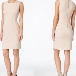 Calvin Klein faux suede dress